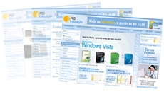 Telas do site iPED Educação