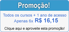 Promo��o de todos os cursos + 1 ano de acesso