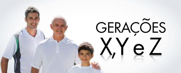 O que são as gerações X e Y?
