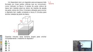 Volume de cubos - Geometria espacial