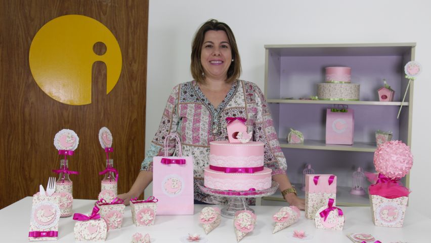 Curso de Scrapfesta: Cones e Porta Doces