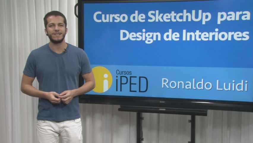 Curso de SketchUp para Design de Interiores: Modelando Piso e Alvenaria